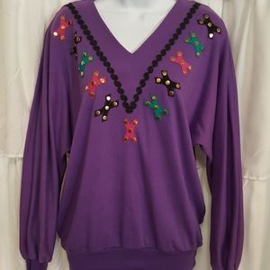 Vintage 80's Top by Fettucini